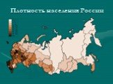Расселение населения России Слайд: 9