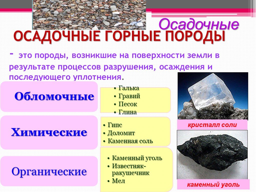 Горные породы московской области. Горные породы. Образование осадочных горных пород. Химические горные породы. Минералы осадочные химические.