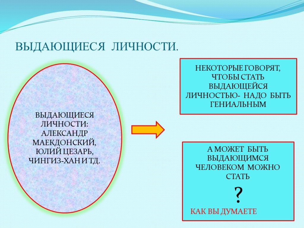 Презентация на тему выдающаяся личность