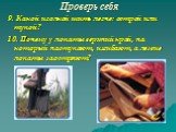 9. Какой иголкой шить легче: острой или тупой? 10. Почему у лопаты верхний край, на который наступают, изгибают, а лезвие лопаты заостряют?