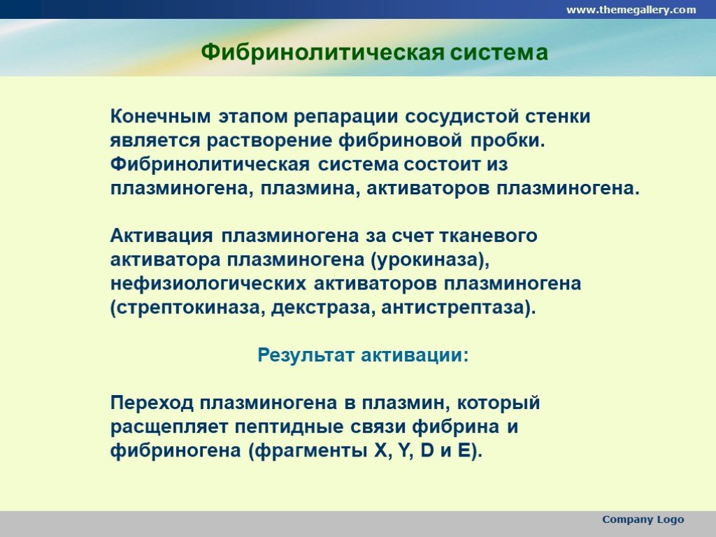 Конечная стадия. Вопросы по фибринолиты. Фибринолити когда вводят.