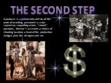 THE SECOND STEP. A producer is a person who will do all the work of recruiting personnel: a script supervisor, supporting actors, “crowd”, operators, director ‘s assistant ,a choice of shooting location, a head of the production ,budget, plan, the designer and etc.