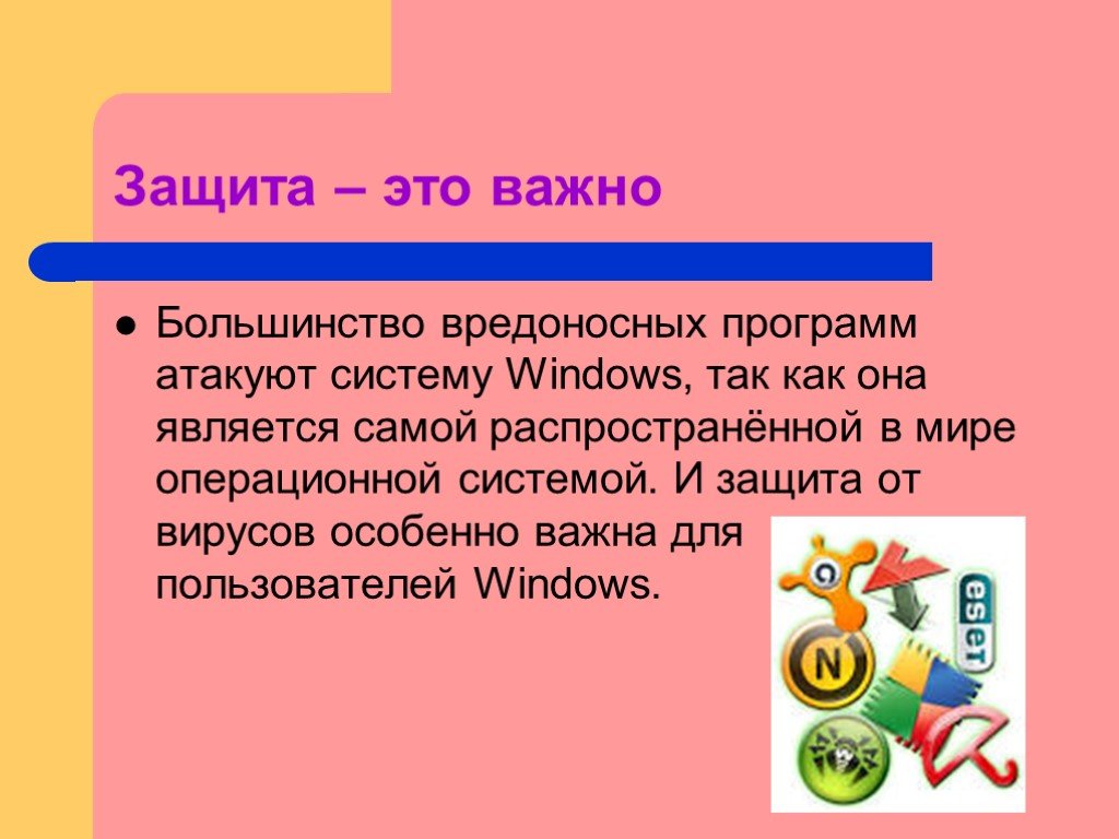 Проект на тему антивирусные программы 9 класс