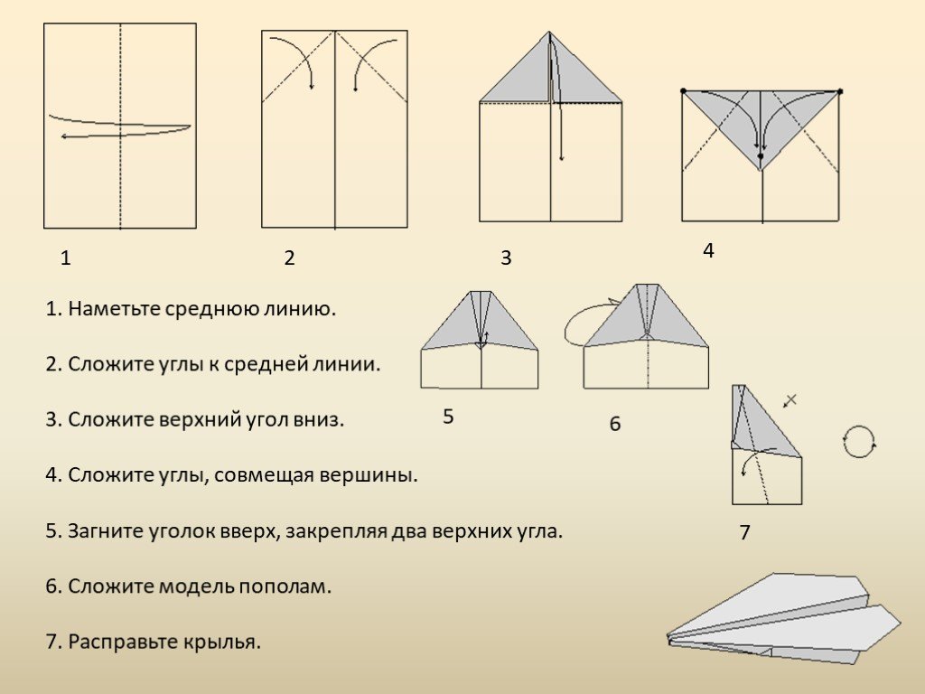 Конспекты оригами подготовительная группа. Оригами из бумаги для 1 класса самолетик. Как сделать самолетик из бумаги 13 схем. Конструирование из бумаги самолет пошагово. Схема сложения самолетика из бумаги.