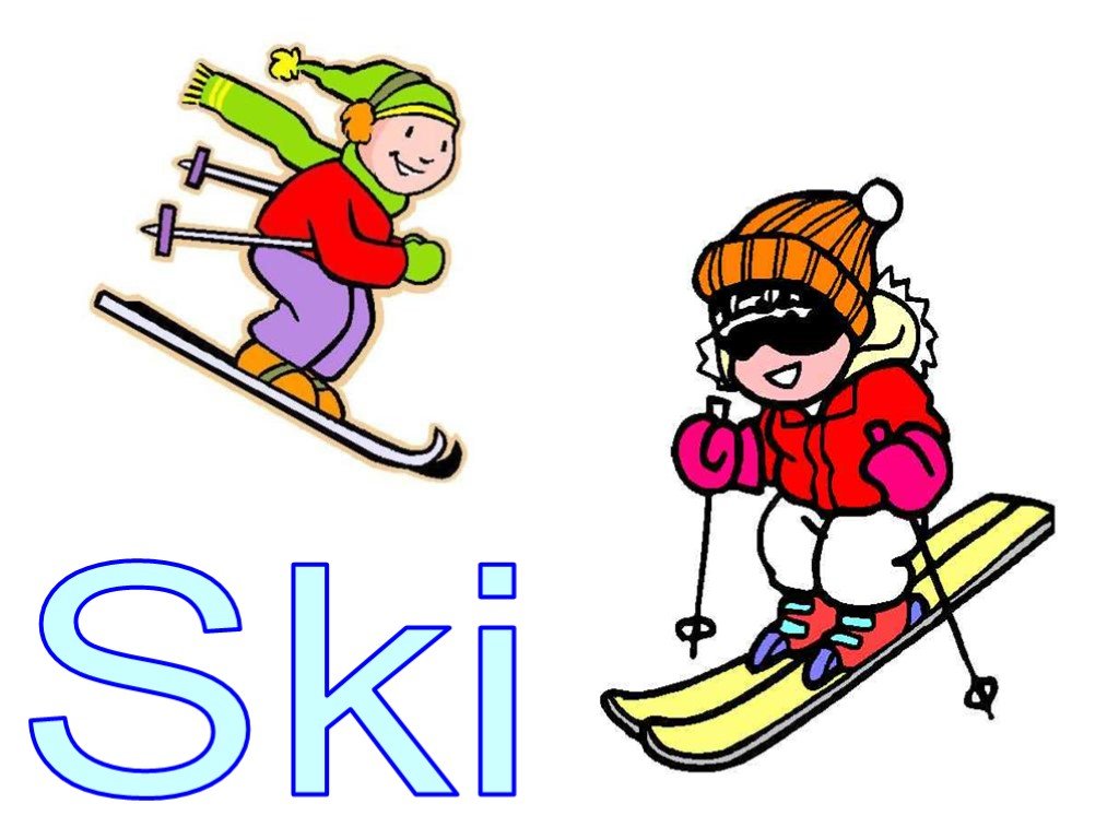 С английского на русский skiing