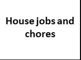 House jobs and chores