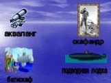акваланг скафандр подводная лодка батискаф