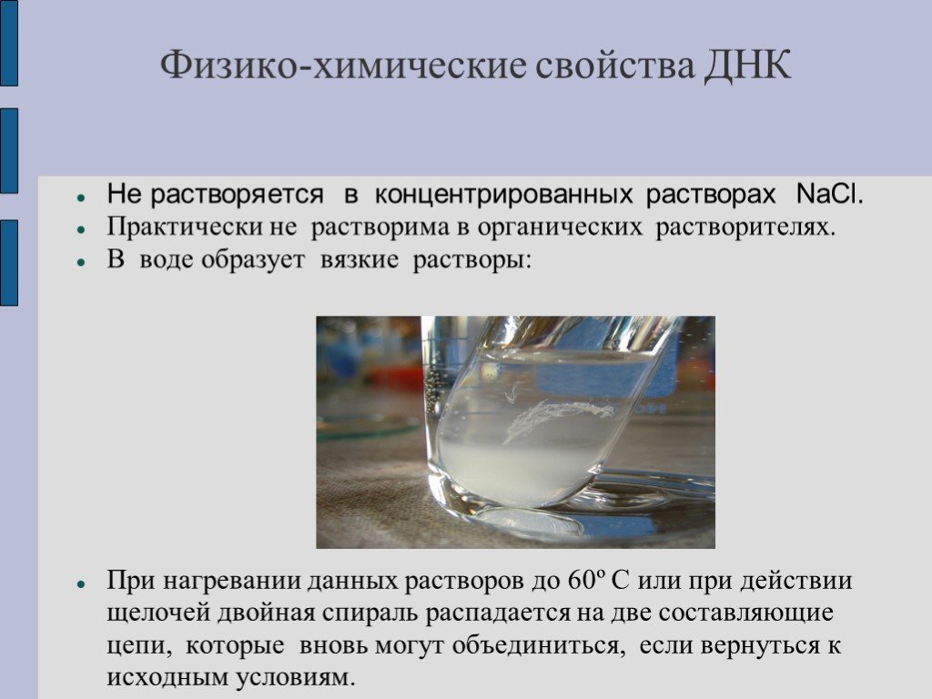 Нуклеиновая кислота вода. Физико-химические свойства ДНК. Физико химические свойства ЛНК. Химические свойства ДНК. Физико химия свойства ДНК.