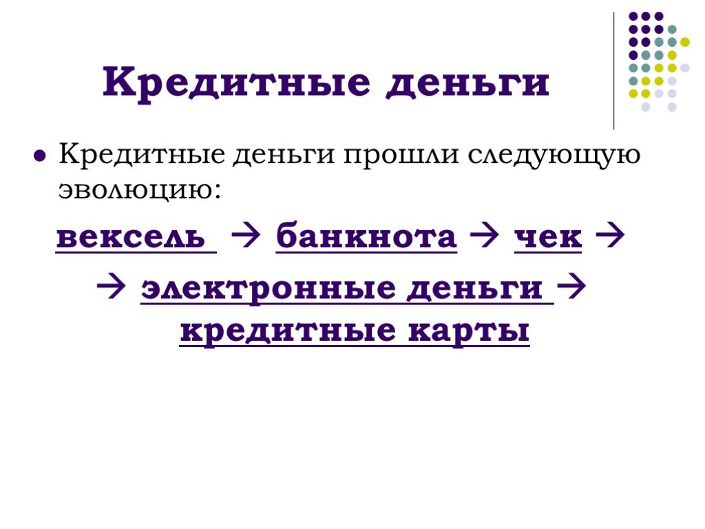 Деньги прошли. Эволюция кредитных денег. Кредитные деньги прошли следующую эволюцию. Развитие кредитных денег. Путь развития кредитных денег.