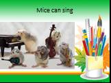 Mice can sing