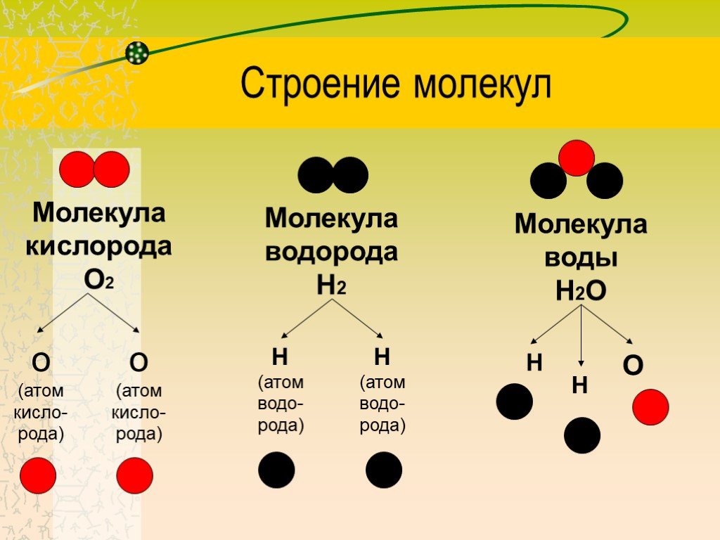 Как отличить молекулу
