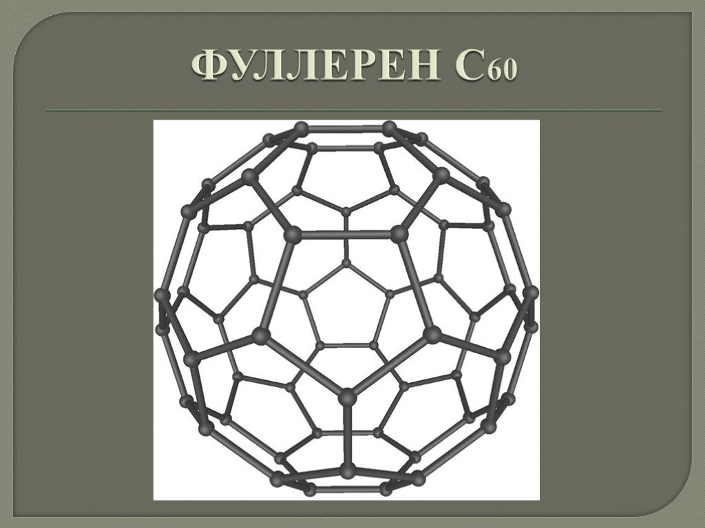 Презентация на тему фуллерен по химии