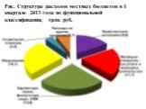 Рис. Структура расходов местных бюджетов в I квартале 2013 года по функциональной классификации, трлн. руб.