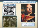 1939 – приход к власти. Диктатор Испании генерал Франко 1939-1975. Гражданская война в Испании 1936-1939
