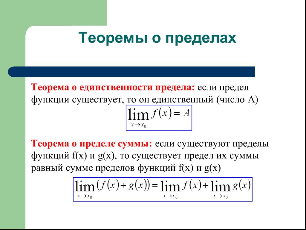 Установить пределах. Предел функции, теорема о единственности предела.. Теорема о единственности предела функции. Интегралы и дифференциалы. Теорема о единстве предела.