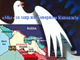 Мы - за мир на Северном Кавказе! Слайд: 27