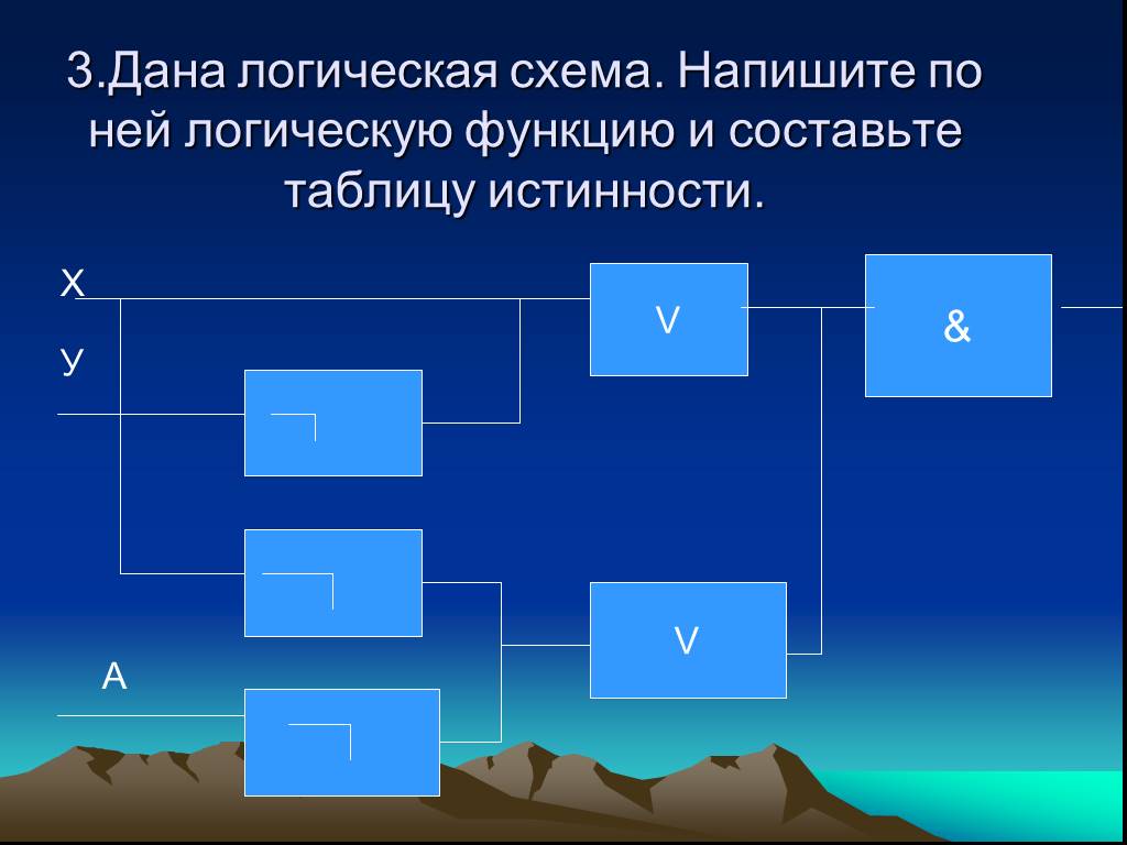 Утро на острове составить схему