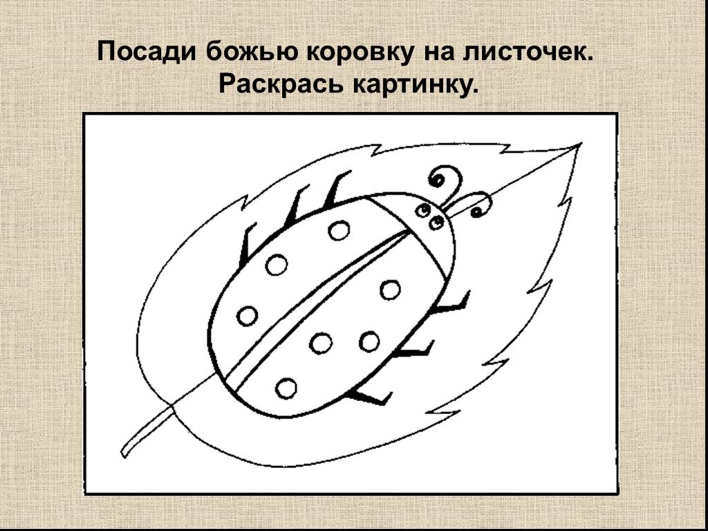 Божья коровка изо 1 класс презентация