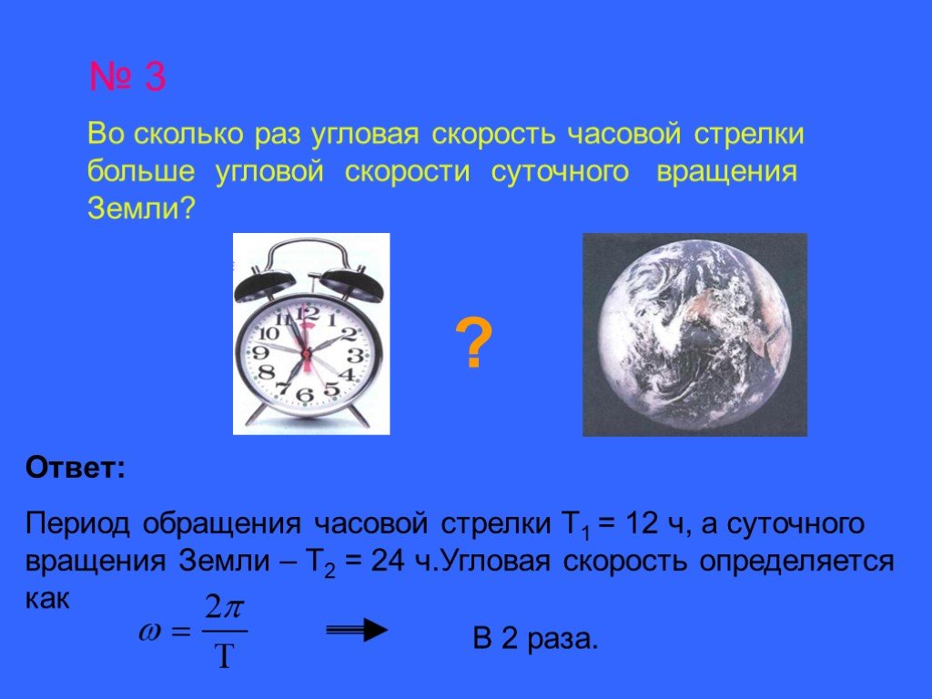 Частота минутной стрелки