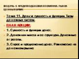 Модуль 4. Кредитно-денежная политика. Рынок ценных бумаг. Тема 11. Деньги: сущность и функции. Типы денежных систем. ПЛАН ЛЕКЦИИ: 1.Сущность и функции денег. 2.Денежная масса и ее структура. Денежные агрегаты. 3.Спрос и предложение денег. Равновесие на денежном рынке