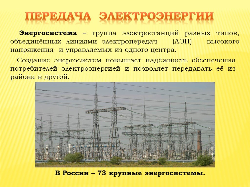 Производство электроэнергии рф