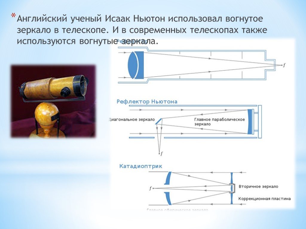 Изготовление и испытание модели телескопа проект по физике