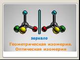 зеркало. Геометрическая изомерия. Оптическая изомерия