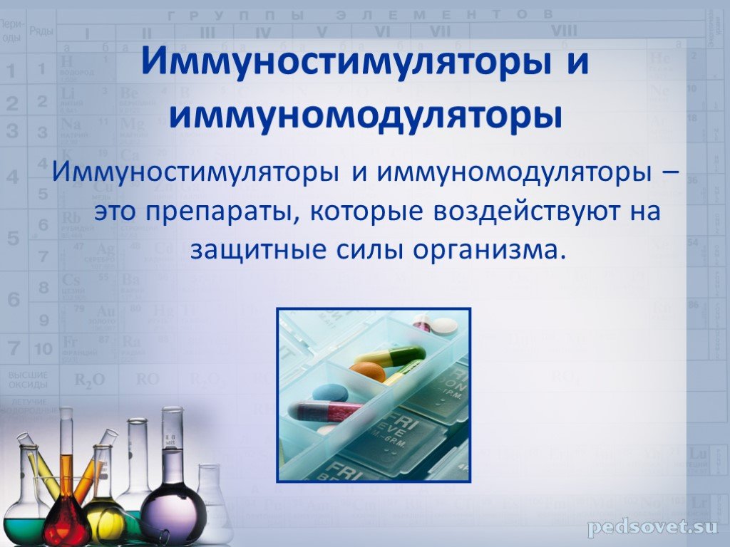 Иммуномодуляторы и иммуностимуляторы
