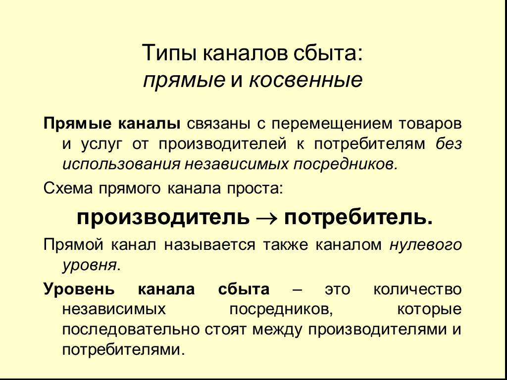 Сбыт это. Прямые и косвенные каналы сбыта. Прямой канал сбыта. Косвенный канал сбыта. Типы каналов сбыта.