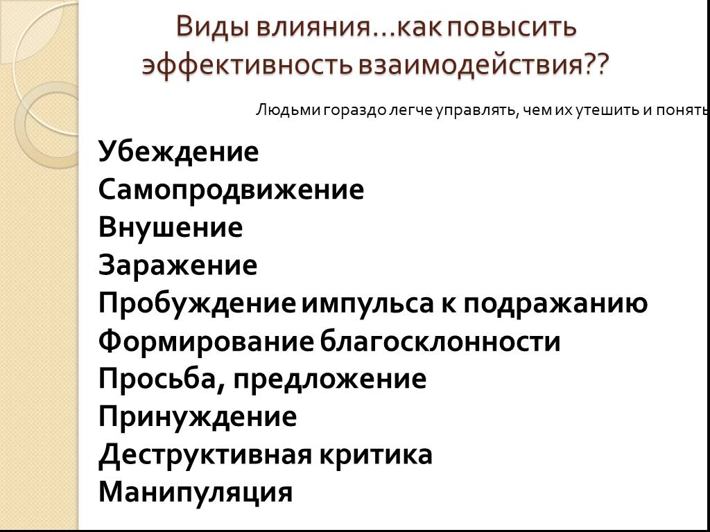 Элементы тренинга