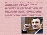 2012, wenige Wochen vor Beginn der Fußball-Europameisterschaft in der Ukraine, kritisierte Klitschko in einem Interview die Menschenrechtssituation in der Ukraine. Seit 1996 engagieren sich Vitali Klitschko und sein Bruder Wladimir neben dem Sport für mehr soziale Gerechtigkeit. Sie haben einen Fond