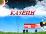 КАЗЕИН. Выполнили: Байгужева А. Орынбекова С Группа: БТ-12_24