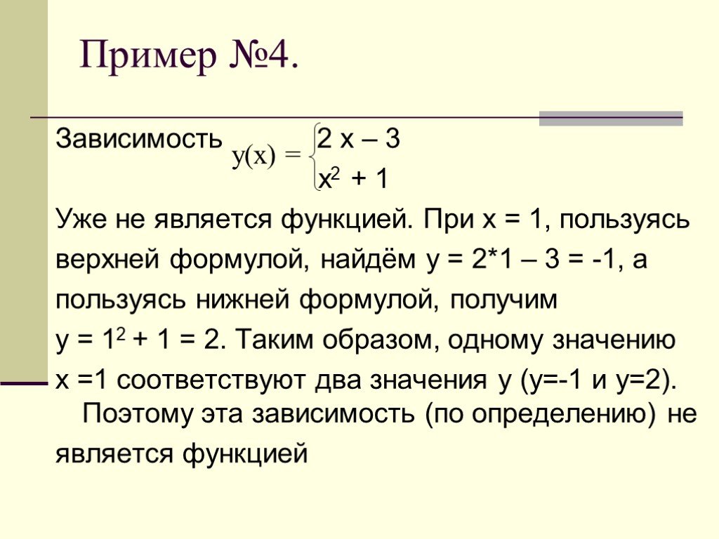 Функция зависимости