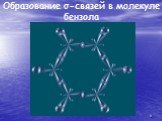 Образование σ-связей в молекуле бензола