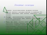 Понятие селекции. В широком смысле слова селекция как процесс изменения домашних животных и культурных растений, по выражению Н.И. Вавилова, «представляет собой эволюцию, направленную волей человека». Селекция — наука,занимающаяся выведением новых и улучшением существующих пород животных, сортов рас