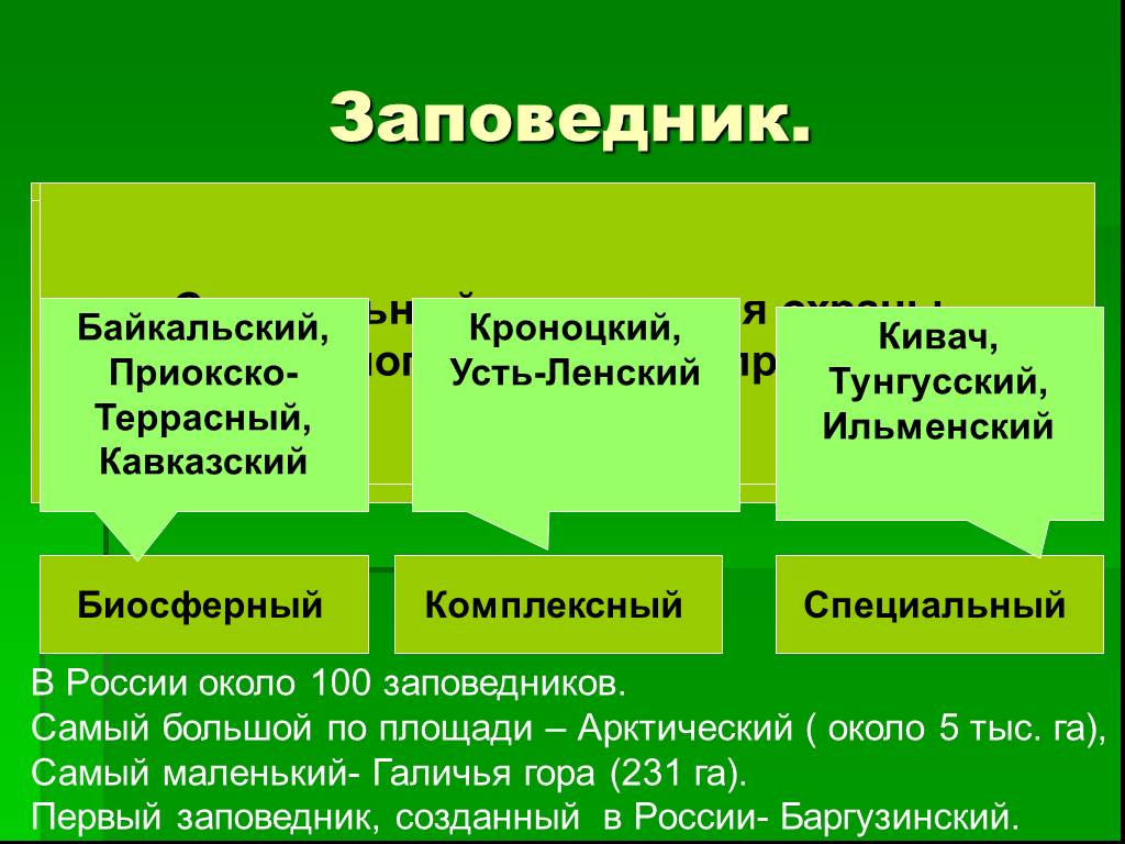 Виды заповедников. Основные типы заповедников. Виды ООПТ заповедники. Классификация охраняемых территорий.