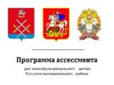 Программа ассессмента. для многофункционального центра Рузского муниципального района