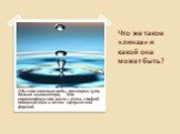Что же такое «линза» и какой она может быть? Обычная капелька воды, размером чуть больше миллиметра, - это короткофокусная линза с очень гладкой поверхностью и почти сферической формой.