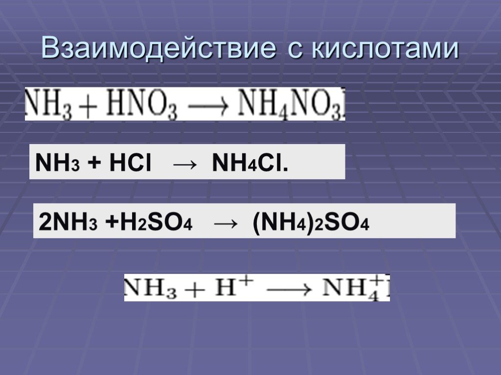 Nh3 nh4ci. Взаимодействие аммиака с кислотами. Взаимодействие nh3 с кислотами. Nh3 кислота. Nh3+HCL.