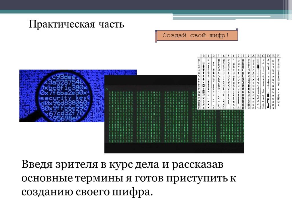 Формирование шифра проекта