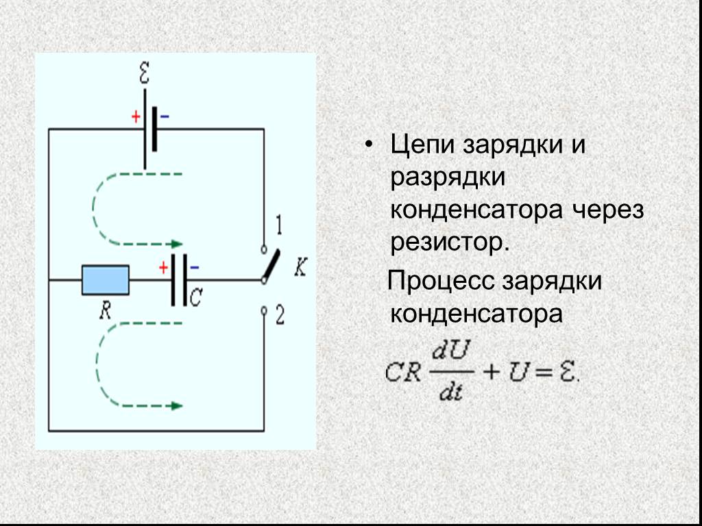 После зарядки конденсатора. Процесс зарядки и разрядки конденсатора. Схема зарядки и разрядки конденсатора. Процессы заряда и разряда конденсатора формулы. Заряд и разряд конденсатора через резистор.