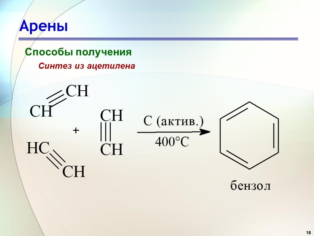 Химические свойства ацетиленов. Получение бензола из ацетилена. Синтез бензола из ацетилена. Реакция полимеризации Алкины арены. Бензол из ацетилена.