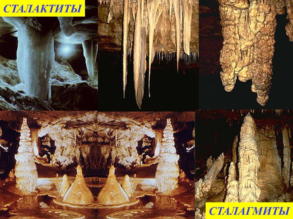 Презентация сталактиты и сталагмиты