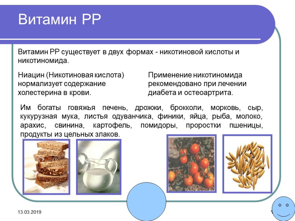 Презентация на тему витамин рр