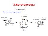 3.Кетогексозы. D-фруктоза Цикло-оксо-таутомерия
