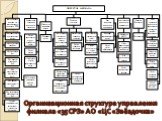 Организационная структура управления филиала «35 СРЗ» АО «ЦС «Звёздочка»
