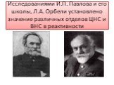 Исследованиями И.П. Павлова и его школы, Л.А. Орбели установлено значение различных отделов ЦНС и ВНС в реактивности
