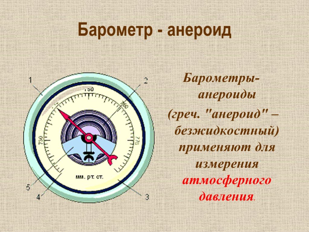 Презентация барометр 7 класс. Барометр анероид 7 кл физика. Определение атмосферного давления барометром-анероидом. Барометр анероид это7. Барометр-анероид и манометр.