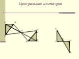 Центральная симметрия. А В С А1 С1 О В1