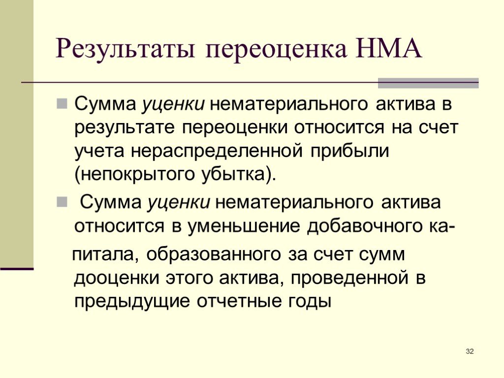 Непокрытый убыток актив. Переоценка НМА. Учет нераспределенной прибыли в бухгалтерском учете. Учет нераспределенной прибыли непокрытого убытка. Нераспределенная прибыль (непокрытый убыток).